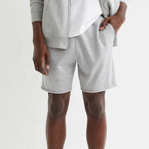 Ensemble de survêtement pour homme avec broderie personnalisée, chemise et casquette jacquard, ensemble court, streetwear, coton, 2 pièces, shorts de survêtement - Product Image 5