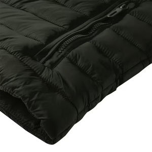 Nuevo Chaleco Acolchado Plegable para Hombre, Color Negro, con Cierre, Cuello Alto, 400 Gsm, Sin Mangas - Product Image 6