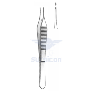 Pinzas de Disección Micro Adson de 15 cm (6 Pulgadas), Pinzas Quirúrgicas de Precisión de Acero Inoxidable de Primera Calidad para Microcirugía y Cirugía Plástica - Product Image 1