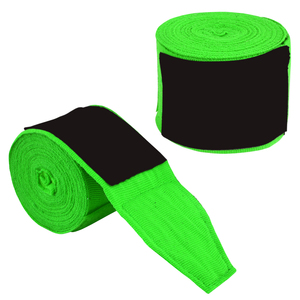 Bandes de poignet en coton vert, 2 pouces de large, élasticité flexible, protection pour la musculation, unisexe, imprimé, 5 m de long, toutes saisons - Product Image 1