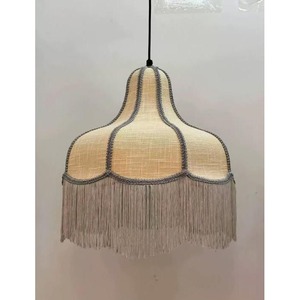 Lámpara Colgante Bohemia con Borlas, Pantalla de Tela, Lámpara de Techo Textil Vintage para Restaurante, Hotel, Proyecto Comercial - Product Image 2