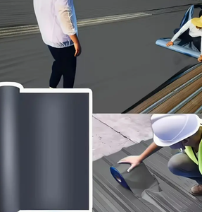 เมมเบรนหลังคาทนความร้อนสีเงินสว่างหนา30ซม. x 10ม. เพื่อความทนทานด้วยอลูมิเนียมฟอยล์สำหรับอาคารอุตสาหกรรม - Product Image 3