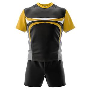 Ensembles d'uniformes de rugby personnalisables de haute qualité, nouveau design, séchage rapide, respirant, 100% polyester, vente en gros - Product Image 4