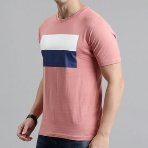 Camiseta de Algodón para Hombre al por Mayor |   Impresión única en el borde lateral |   Jersey de Cuello Redondo Transpirable de Alta Calidad y Corte Regular |   Envío Inmediato - Product Image 4