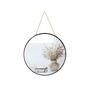 <b>Arch</b> Wall Mirror Brass <b>Frame</b> Minimalist Decorative Glass 6mm Thickness Framed Design for Indoor Use - Product Image 3