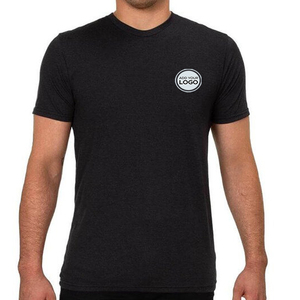 Camisetas Lisas al por Mayor con Logotipo Personalizado, Impresión DTG, Mezcla Triple, Ligeras, Transpirables, Unisex, Vintage para Hombre y Mujer - Product Image 1