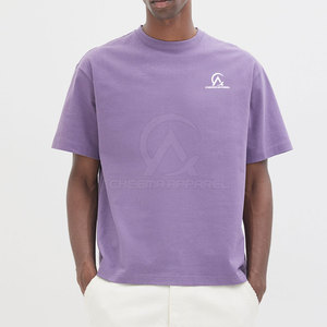 T-shirt homme haute performance en tissu mélangé coton, finition soignée et look classique, parfait pour le streetwear - Product Image 2