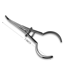 เครื่องมือทันตกรรม คีมผ่าตัดสแตนเลสพร้อมที่หนีบยางกันน้ำลาย อุปกรณ์ทันตกรรมแบบใช้มือ - Product Image 2