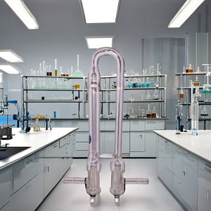 Tubo de Vidrio en Forma de U Personalizable OEM, Tubo de Muestra de Carbón Activado para Determinación de Butano, Uso en Laboratorio Según ASTM D5228 - Product Image 1