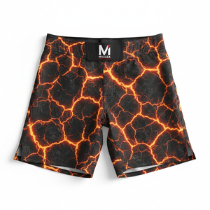 Shorts MMA à haute élasticité avec logo personnalisé, shorts de combat durables pour hommes, shorts de grappling pour l'entraînement aux arts martiaux, vente en gros B2B - Product Image 1