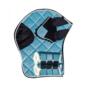 Tapis de selle personnalisables en acier inoxydable pour chevaux, réutilisables, confortables, équipement d'équitation, doublure en tissu scintillant, durables, équestres - Product Image 2