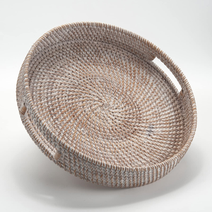 Plateau décoratif en rotin de qualité supérieure, durable, auto-ajustable, accessoires décoratifs pour la table - Product Image 5