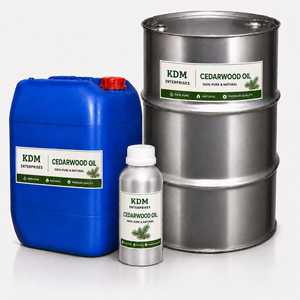 Aceite Esencial de Cedro KDM Enterprises 25 kg 100% Puro y Natural Destilado al Vapor para Aromaterapia - Product Image 3