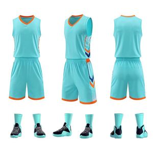 Uniforme de baloncesto personalizado de alta calidad para hombre, ropa de entrenamiento transpirable, camiseta de baloncesto en blanco con bordado de talla grande - Product Image 5
