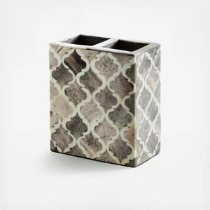HASAN CRAFT Vase de table moderne écologique en os incrusté, Organisateur de bureau artisanal haut de gamme pour la décoration de bureau - Product Image 6