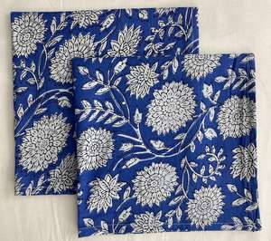 Servilletas de tela de algodón lavables con estampado floral ligero, mantelería para comidas diarias, fiestas, eventos, reutilizables, suaves, juego de mantelería para el hogar. - Product Image 3