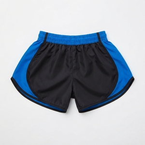 Shorts de sport pour hommes en toile non tissée, longueur genou, taille élastique, imprimé numérique, écologiques, décontractés, pour loisirs et athlétisme, vente en gros - Product Image 6