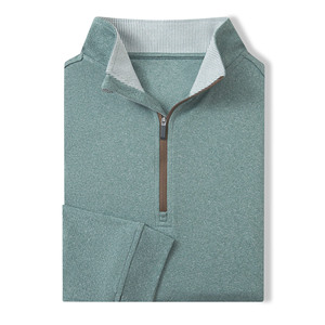 Sweat-shirt de golf pour homme à col montant zippé, personnalisable, vente en gros, vêtements de sport, pull - Product Image 4