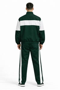 Waterproof Custom Stand Collar Nylon <b>jacket</b> for <b>men</b> Color Block Outdoor Workout Activewear Athletic Running Joggers Wholesale - Product Image 3