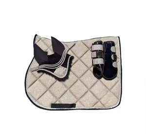 Juego de sudaderos personalizables para caballo de doma, con forro de tela premium, duradero y cómodo, suministros de equitación. - Product Image 2