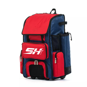 Mochila para bate de béisbol con cómodas correas para los hombros, compartimentos grandes para protección del equipo, perfecta para softbol y béisbol - Product Image 1