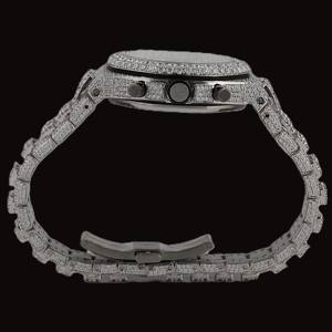 Reloj Mecánico de Lujo con Diamantes VVS Moissanite y Movimiento de Cuarzo, Estilo Hip Hop, Totalmente Cubierto de Diamantes, Gran Venta 2026, para Hombre y Mujer - Product Image 5