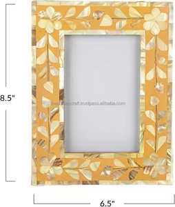 Beau cadre artisanal avec finition en nacre pour les espaces de vie modernes - Product Image 4