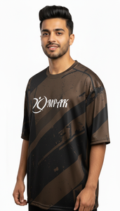 เสื้อยืดโอเวอร์ไซส์สไตล์สตรีทแวร์สำหรับผู้ชาย แฟชั่นลำลอง - Product Image 5