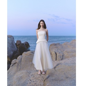 Blouses élégantes pour femmes de haute couture, BURST CORSET PEPLUM, sans manches, ODM, blouses en lin de qualité supérieure pour femmes, chemises en provenance du Vietnam - Product Image 4