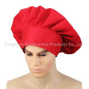 New Woven <b>Plain</b> Dyed American Style 100% Cotton Chef's Mushroom <b>Caps</b> Cangshan Fodservice <b>Cap</b> Cotton Mushroom <b>Cap</b> - Product Image 5