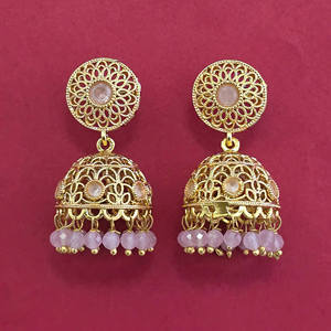 Compre Jhumki Antiguos Hechos a Mano con Baño de Oro, Calidad de Exportación 233092 - Product Image 4