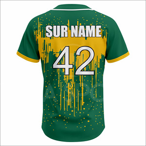Conjunto de Uniforme de Béisbol Personalizado 2026, Elástico en Cuatro Direcciones, Ecológico, de Secado Rápido, Transpirable, Sublimado, de Poliéster, para Equipos, OEM, al por Mayor - Product Image 3