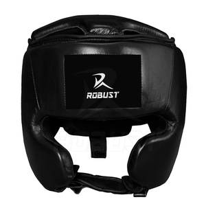 Protectores de Cabeza de Boxeo Ajustables de Cuero con Diseño Transpirable para Boxeo y Deportes - Product Image 2