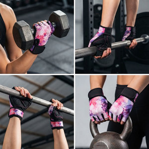Guantes de Fitness para Mujer con Diseño Ergonómico Flexible, Medios Dedos, Antideslizantes, Protección para Muñeca y Palma, Servicio OEM - Product Image 5