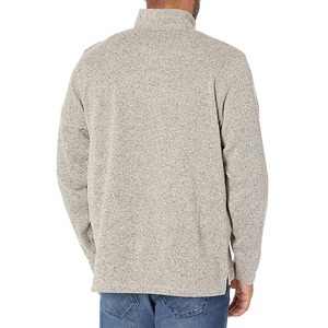 Vêtements d'hiver OEM, sweat à capuche à demi-zip, coton de haute qualité, doublure en polyester, imperméable, séchage rapide, respirant, unisexe, vente en gros - Product Image 2