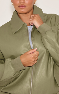 Chaqueta de Motociclista de Cuero Vacuno Repujado de Alta Calidad Personalizada para Mujer, Impermeable, Transpirable, para Invierno - Product Image 3