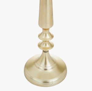 <b>Brass</b> <b>Candlestick</b> Holder Cylindrical Shape Durable Home Decoration Elegant Table Centerpiece At Best Price - Product Image 4