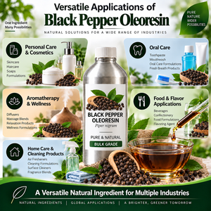 Fabricant et fournisseur en gros d'oléorésine de poivre noir de qualité supérieure, exportateur en vrac, extrait concentré d'épice Piper Nigrum - Product Image 3