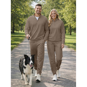 Conjunto Deportivo Urbano para Hombre - Sudadera con Hombros Caídos y Pantalones Ajustados - Estilo Moderno para Invierno - Product Image 6