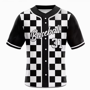 Camiseta de Béisbol Transpirable para Hombre, Talla Grande, Tejido de Malla Suelta, Logotipo OEM Personalizado, Impresión Digital, Antibacteriana, Absorbe la Humedad 100% - Product Image 5