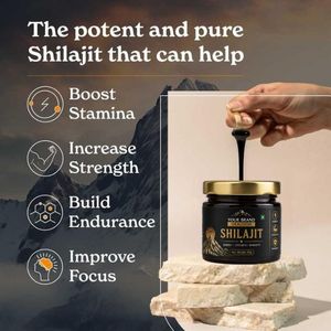 Himalayan shilajit เรซิ่นภูเขา100% เรซิน shilajit ธรรมชาติที่อุดมไปด้วยสารต้านอนุมูลอิสระจากธรรมชาติและแร่ธาตุ85 + - Product Image 5