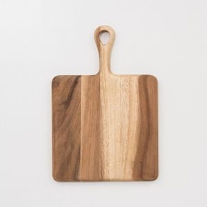 Tabla de cortar de madera natural para cocina, superficie lisa y duradera para cortar verduras, frutas, carne y pan - Product Image 4