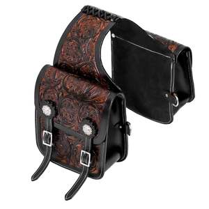 Bolsa de Cuero para Sillín de Caballo Estilo Western, Uso en Motocicleta, 100% Cuero de Búfalo, Diseño Hecho a Mano, Color Personalizable - Product Image 4