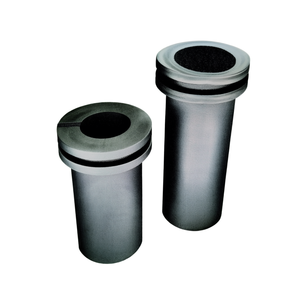 Moules ronds en métal avec collier pour la fabrication de bijoux - Creuset en graphite 2 kg importé - Product Image 1