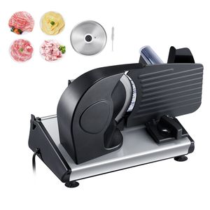 Electric 180W Deli Food Slicer Two Premium SUS420 Blades 7.5 Inch <b>Meat</b> Cutter 0-0.6 Inch Adjustable <b>Meat</b> <b>Grinders</b> Slicers - Product Image 1