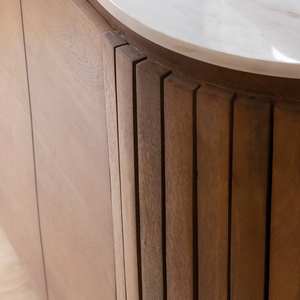 Buffet Vandana Stellar Elara en bois de manguier et marbre de Sienne - Product Image 5