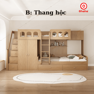 Cama litera inteligente Ohaha con armario y estantería - GTTM046 - Product Image 4