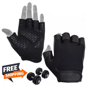 Gants de cyclisme personnalisés à doigts courts pour hommes, haute performance, pour la course, l'entraînement, la musculation, la musculation, prix de gros - Product Image 2
