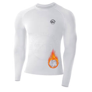 Chemises de compression pour hommes en gros, respirantes, légères, grandes tailles, manches longues, vêtements de sport et de fitness - Product Image 1