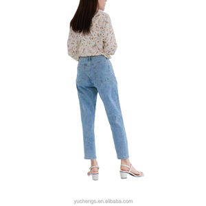 Jeans Boyfriend de Alta Calidad, Súper Elásticos, Estilo Casual Hip Hop, Transpirables para Verano, Pantalones de Mezclilla para Mujer - Product Image 2